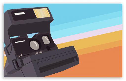 Download Polaroid Camera Vector Art HD Wallpapers for Free