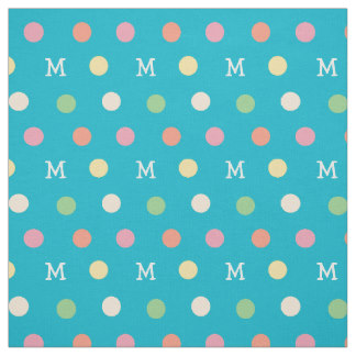 Pastel Polka Dots Fabric | Zazzle