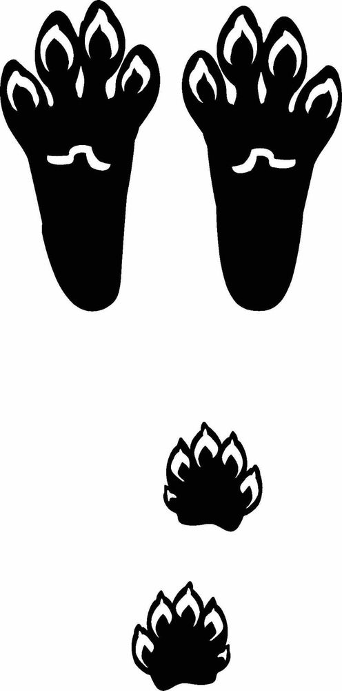 Real Bunny Paw Print Clipart Best