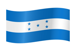 Honduras flag vector - country flags
