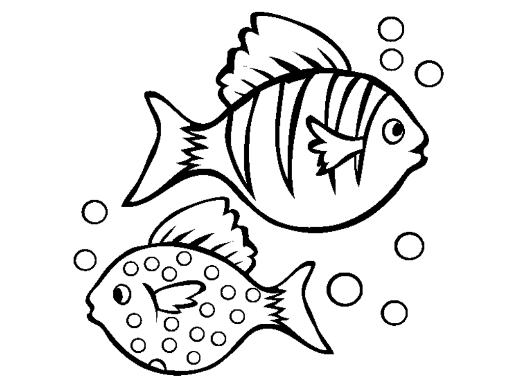 Coloring Pages Fishes