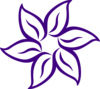 Flower Purple P2 - vector clip art online, royalty free & public ...