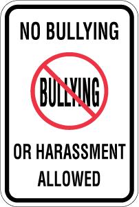 No Bullying or Harassment Allowed | Allstate Sign