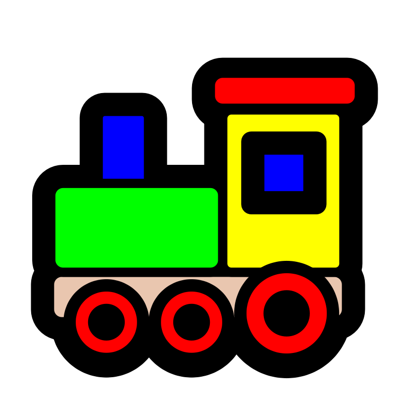 Toy Train Clipart - Free Clipart Images