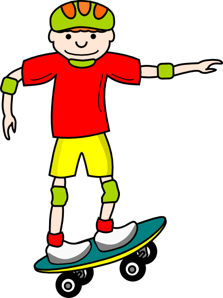 Clipart Skateboard - Tumundografico