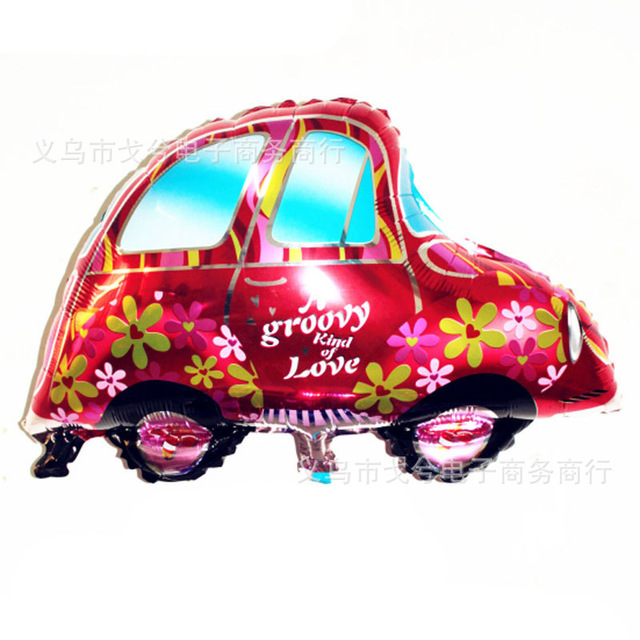 Online Shop New Arrival 1PC Red/Purple Foil Balloon Cartoon Car ...