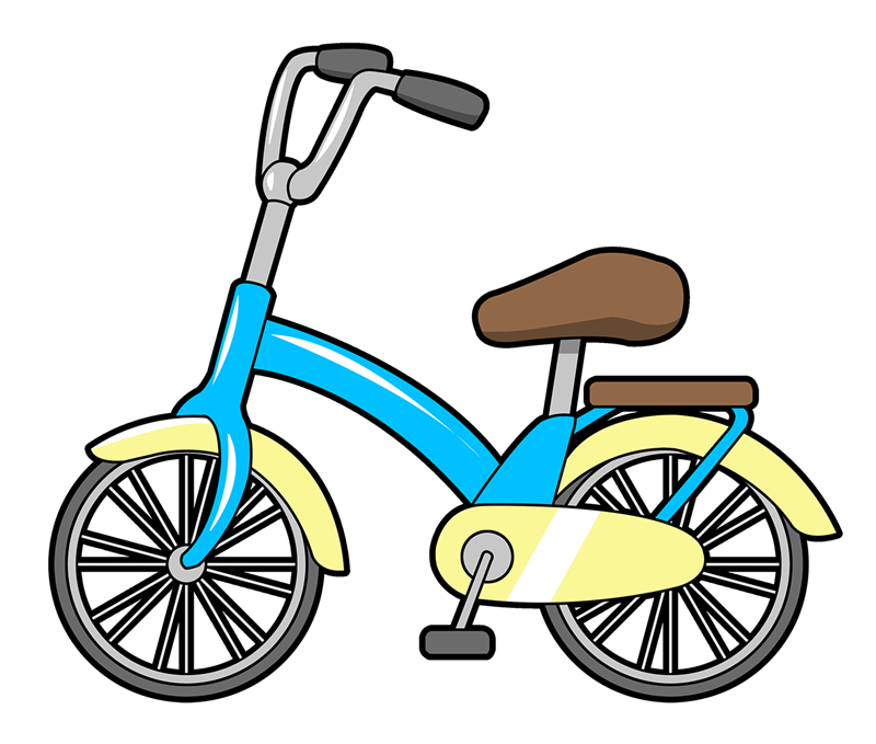 Bicycle Cartoon Clipart