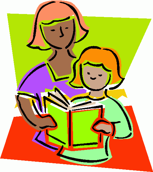 Child Reading Clip Art - Tumundografico