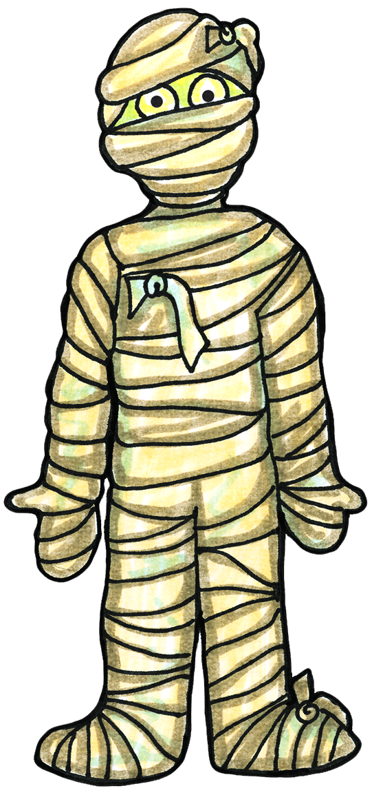 Picture Of A Mummy For Halloween - ClipArt Best