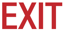 Exit sign text (red).svg