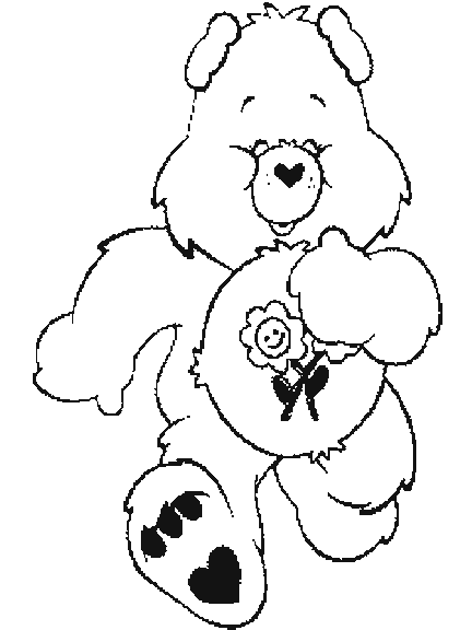 TimelessTrinkets.com Care Bear Coloring Pages
