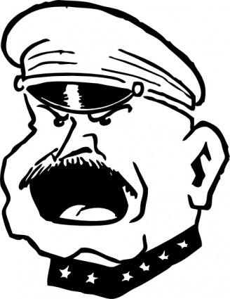 Military Man Yelling clip art - Download free Other vectors