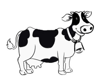 Cartoon Cow Image
