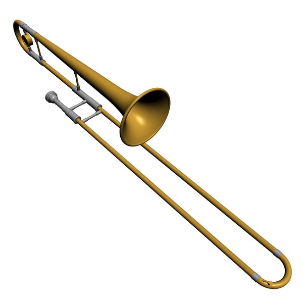 trombone 3d max