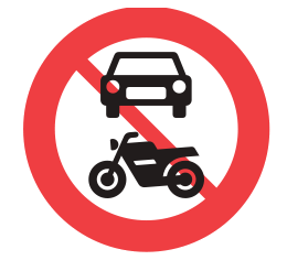 Danish Bicycle Traffic Signs
