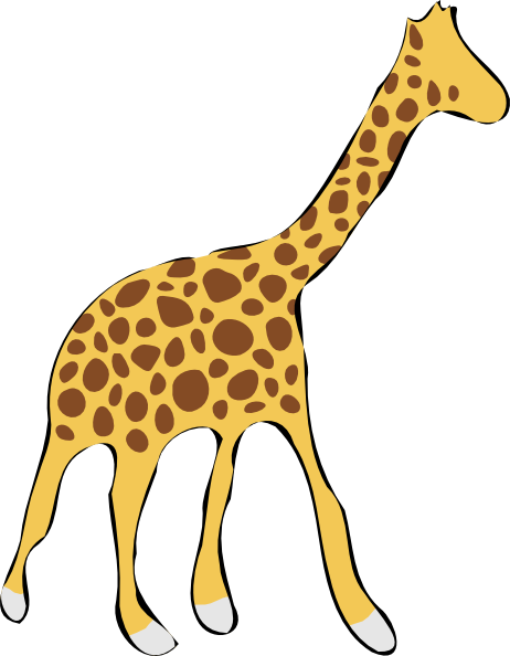 Cartoon Giraffe Tattoo - ClipArt Best