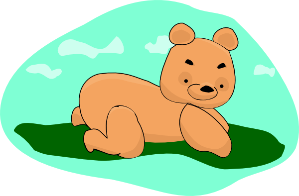 Arking Teddy Bear clip art - vector clip art online, royalty free ...