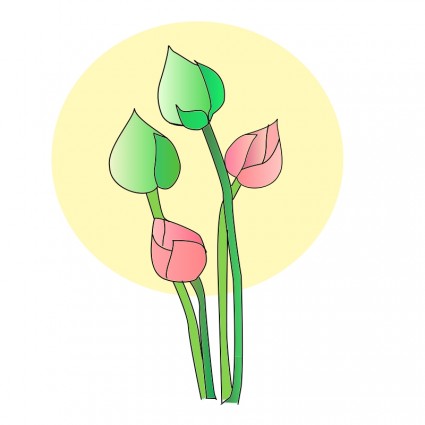 Lotus flower Vector clip art - Free vector for free download