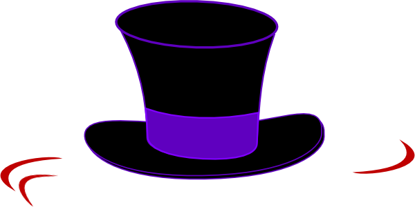 Black Top Hat Clip Art - vector clip art online ...