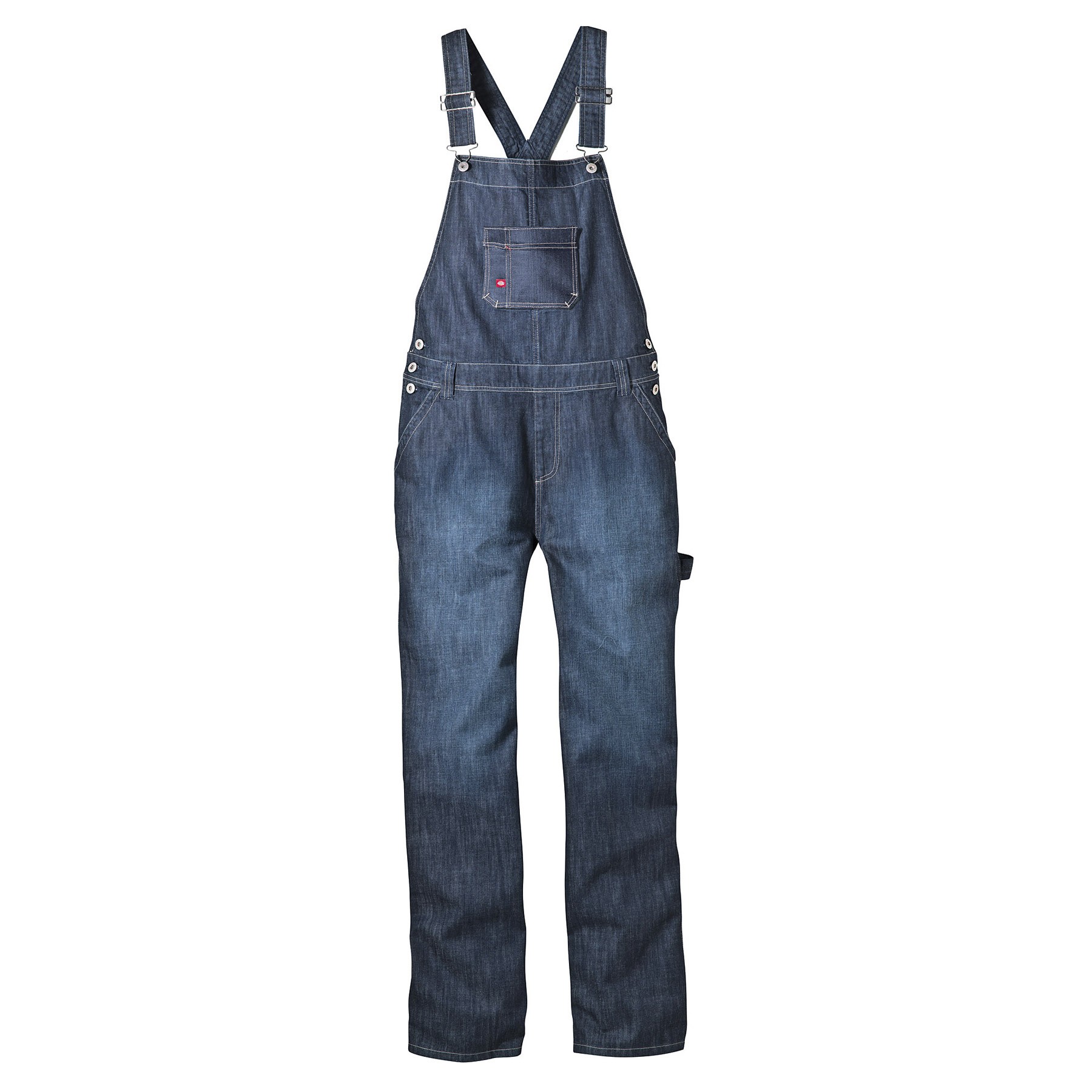 Dickies Womens Work Pants - Bib Overalls - FB206 - Dark Indigo ...