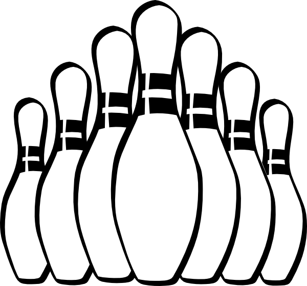 Bowling Pin Colouring Sheet - ClipArt Best