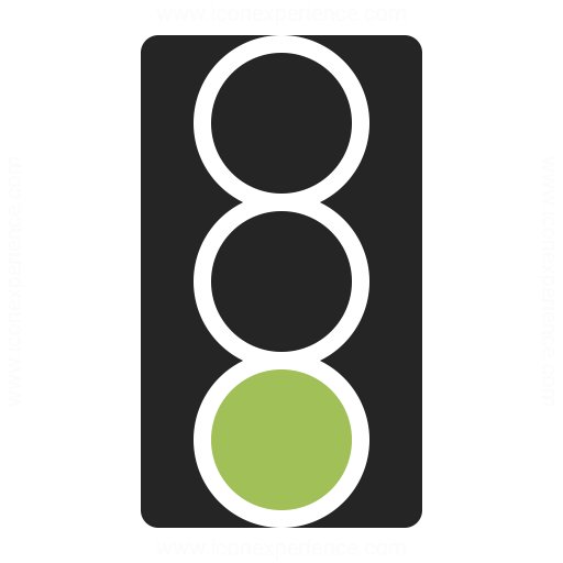 IconExperience Â» O-Collection Â» Trafficlight Green Icon