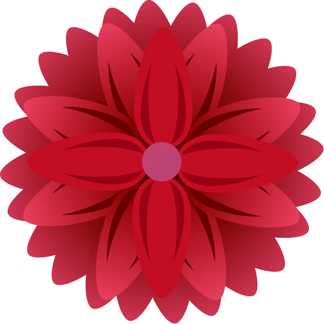 Dahlia Flower Clip Art - Free Clipart Images