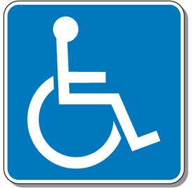 ADA Handicapped Parking Signs - Texas from Seton.com, Stock items ...