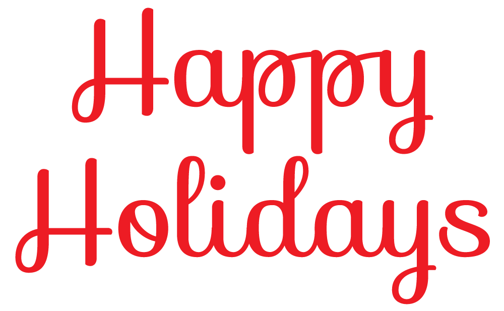 Holiday Clip Art Happy Holidays - Tumundografico