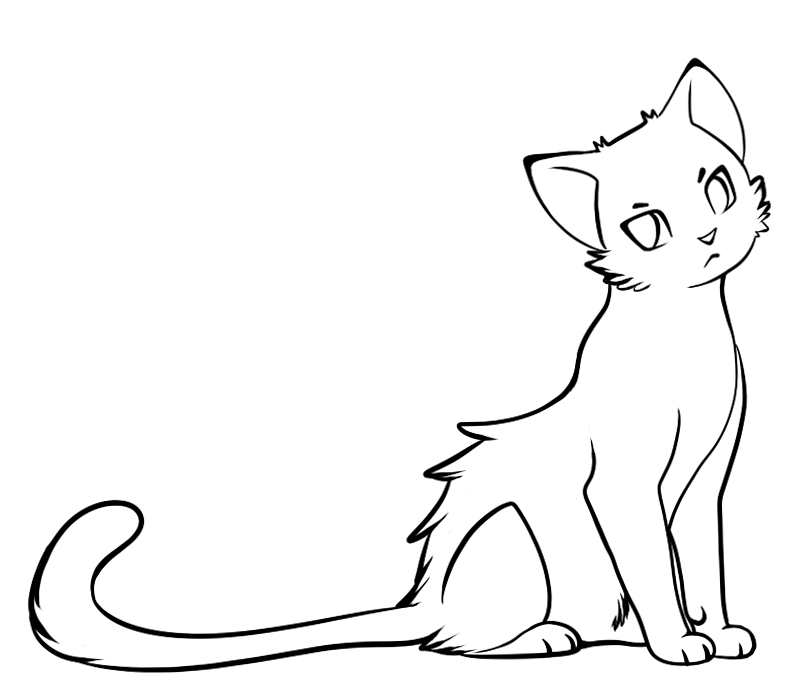 Cats Drawings Clipart Best - Litle Pups