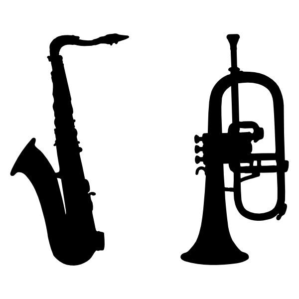 Saxophone drawing clipart