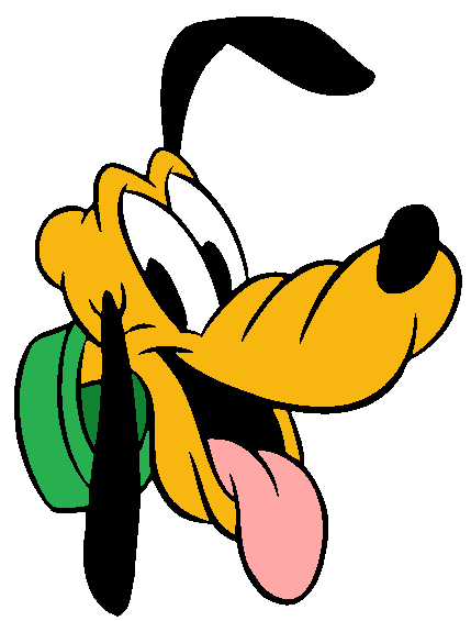 Mickey and pluto clipart