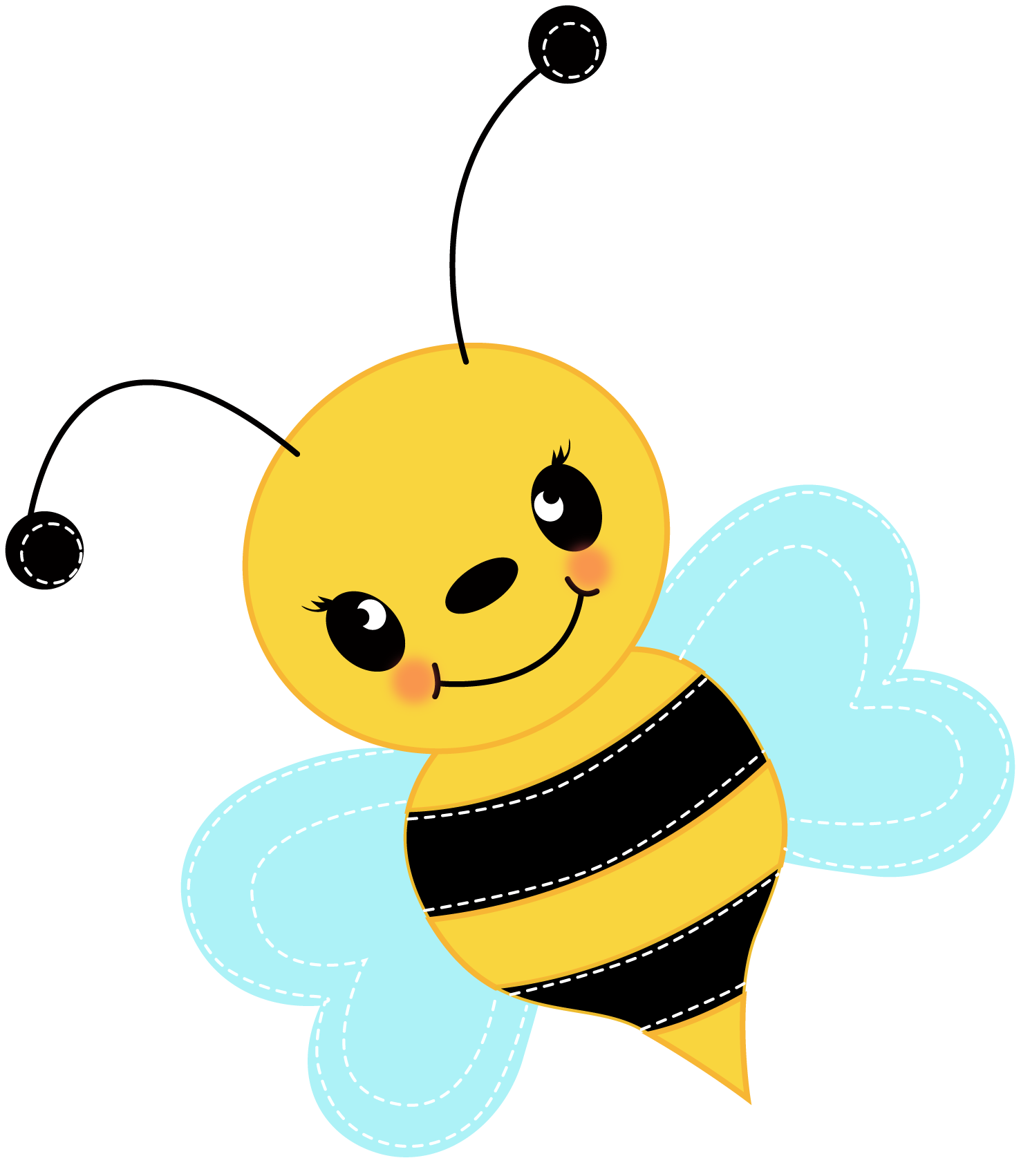 Free Bee Clip Art Pictures - Clipartix