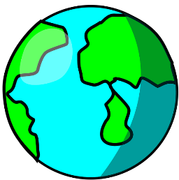 Planete terre clipart