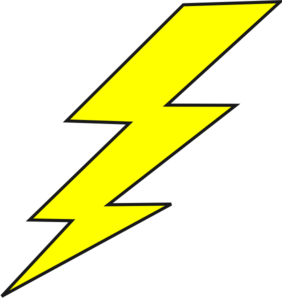 Lightning bolt clipart free