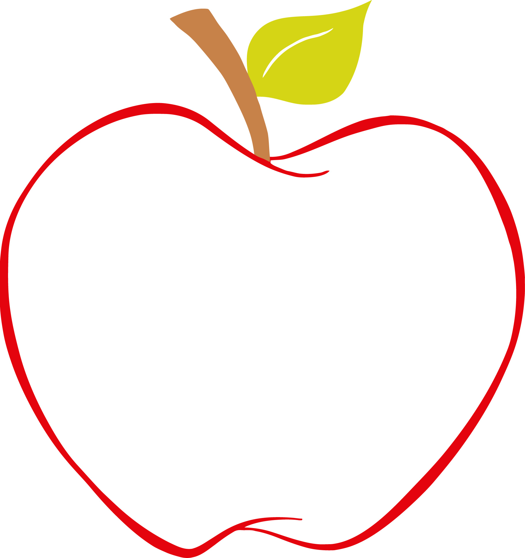 Apple Outline ClipArt Best