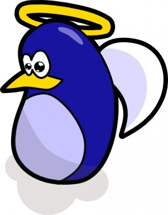 Angel Penguin clip art Vector clip art - Free vector for free download