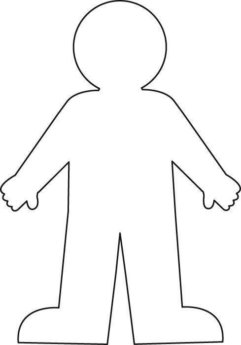 Template Of A Child S Body