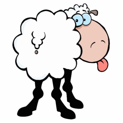 Sheep Cut Out Clipart - Free to use Clip Art Resource