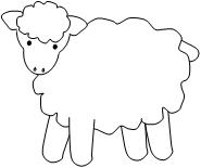 Sheep Cut Out - ClipArt Best