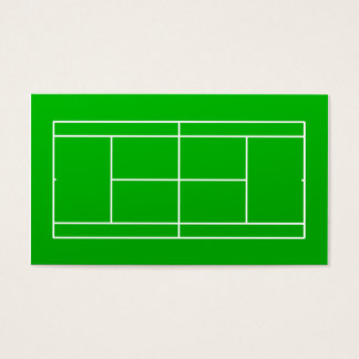 Tennis Court Business Cards & Templates | Zazzle