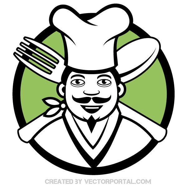 Chef Vector Image | 123Freevectors