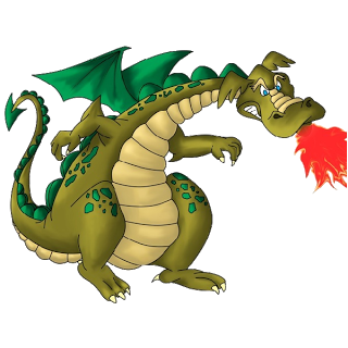 Green Dragons - Dragon Cartoon Images