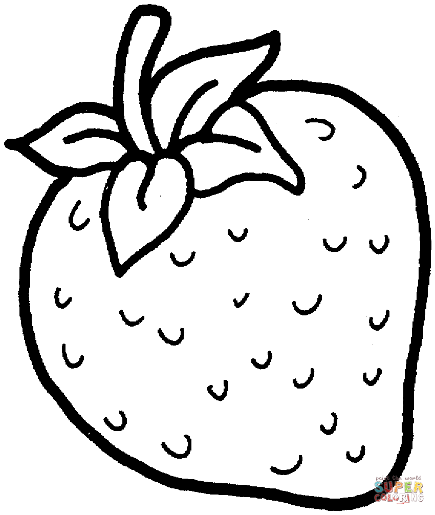Strawberry coloring pages | Free Coloring Pages