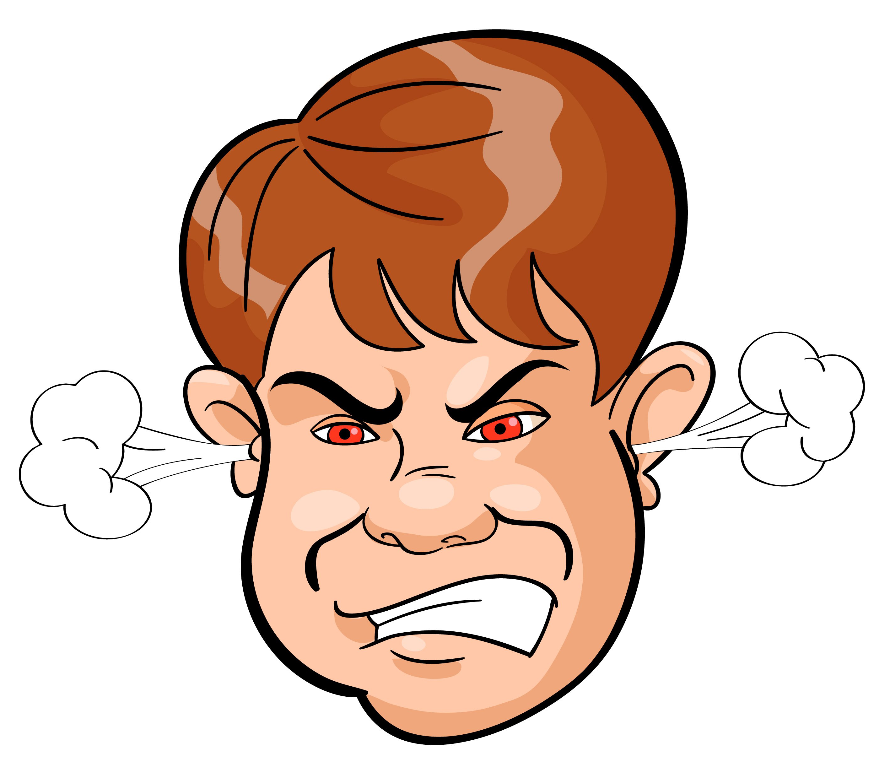 Angry homework clipart