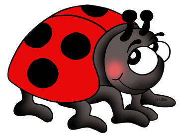 Free Lady Bugs Clip Art by Phillip Martin