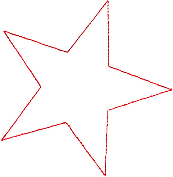 5 Point Star Outline Clipart - Free to use Clip Art Resource
