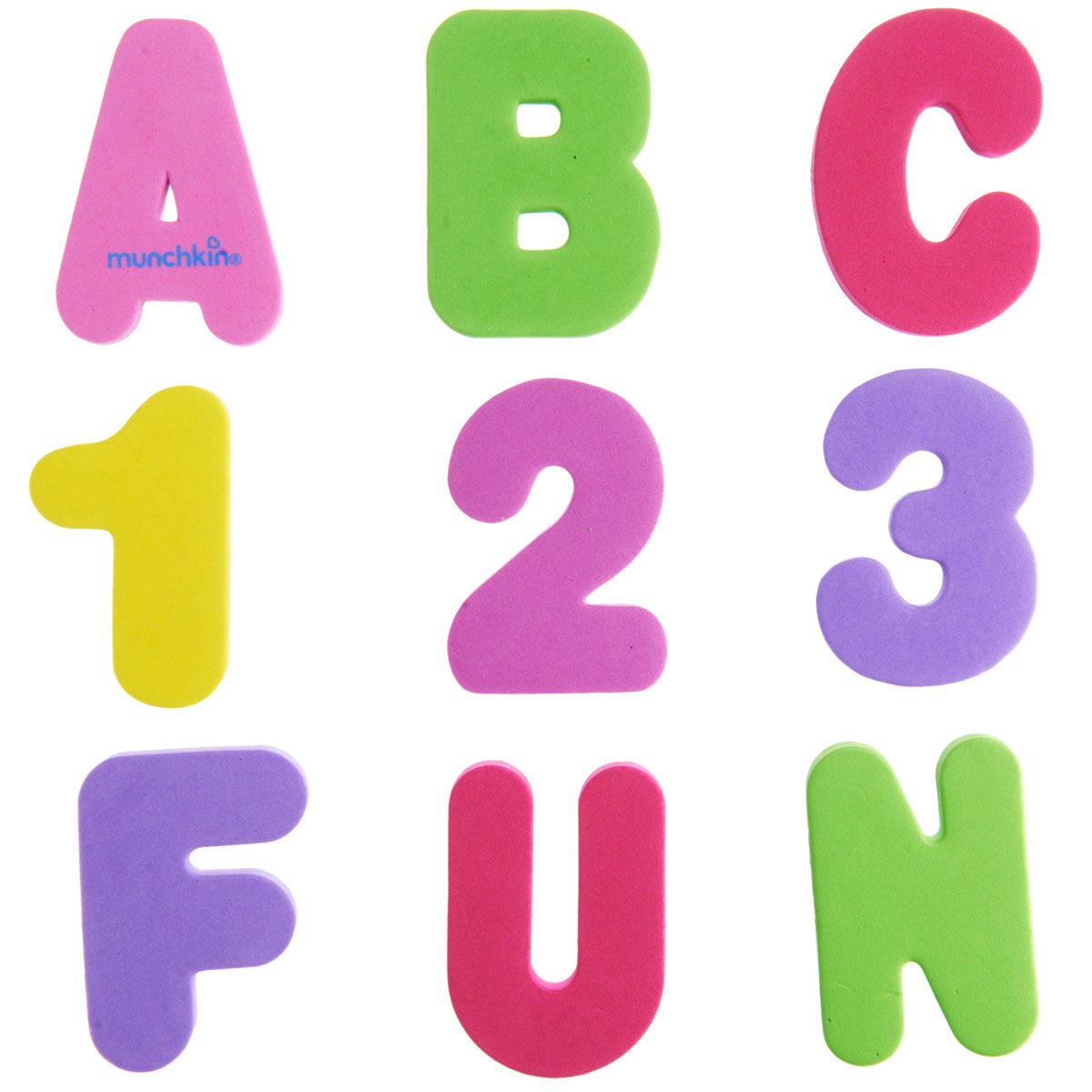 Learnâ?¢ Bath Letters & Numbers-Pastel, 36 Count