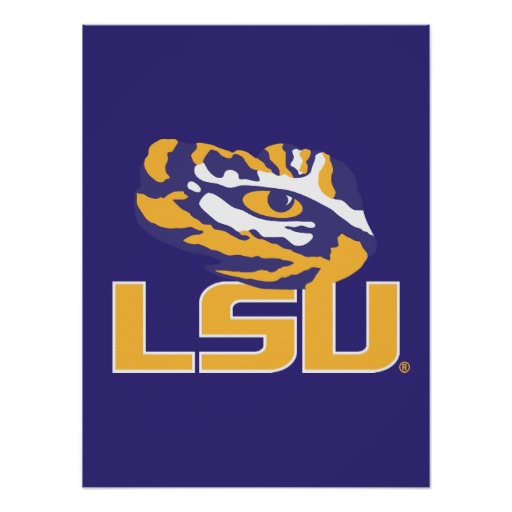 LSU Eye of the Tiger Poster | Zazzle