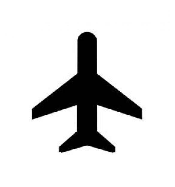 Aircraft symbol 3 - icon - Transport | Pixempire